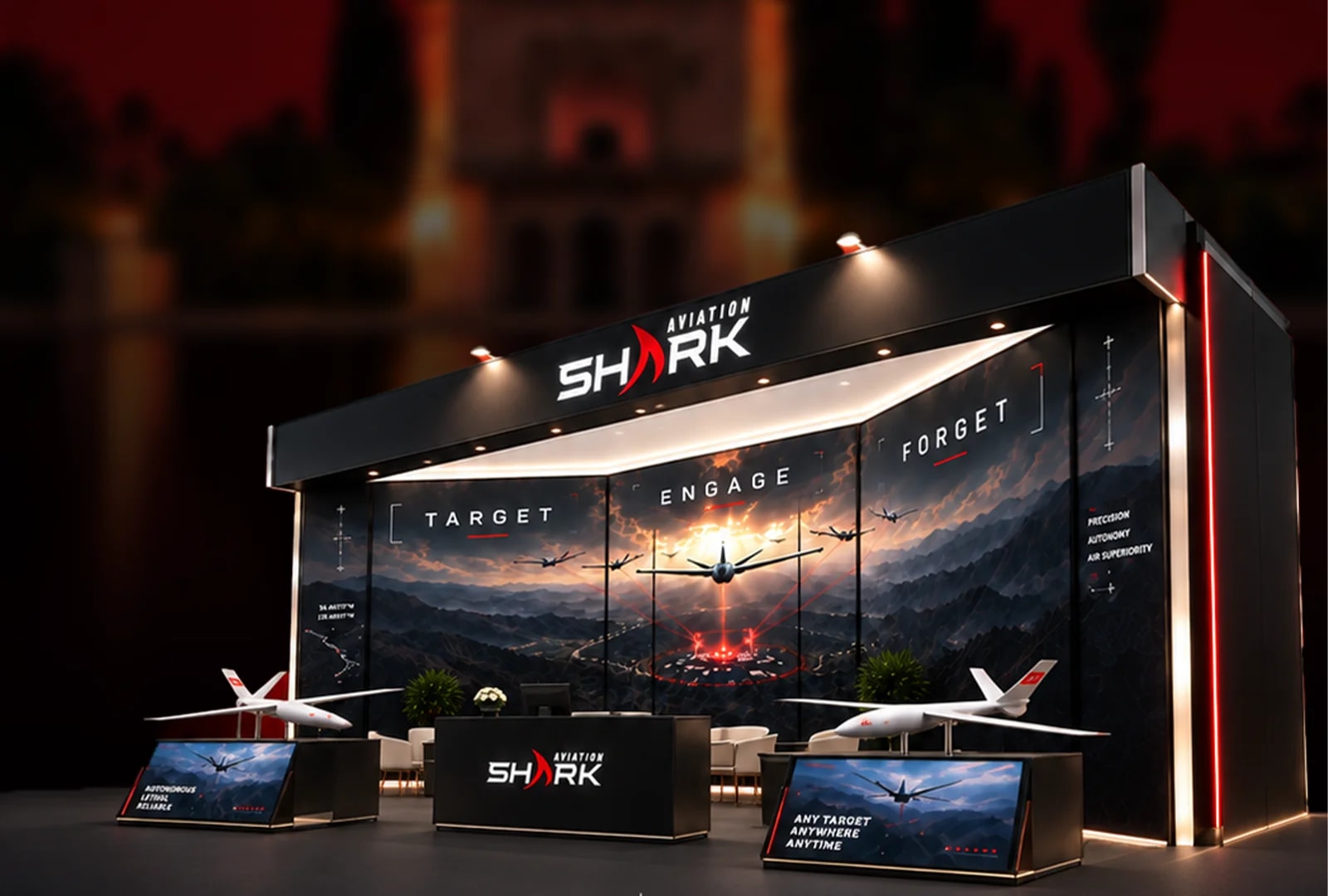Marrakech Air Show 2026'da sergilenecek Shark Blue Mini görev İHA'sı