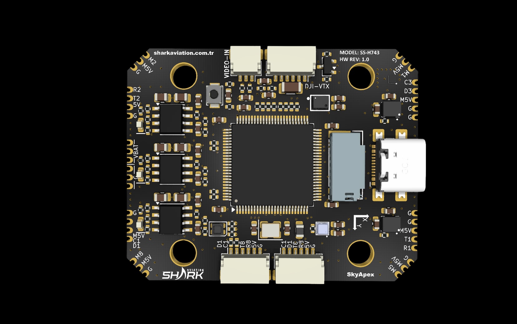Shark SkyApex FCU flight control board